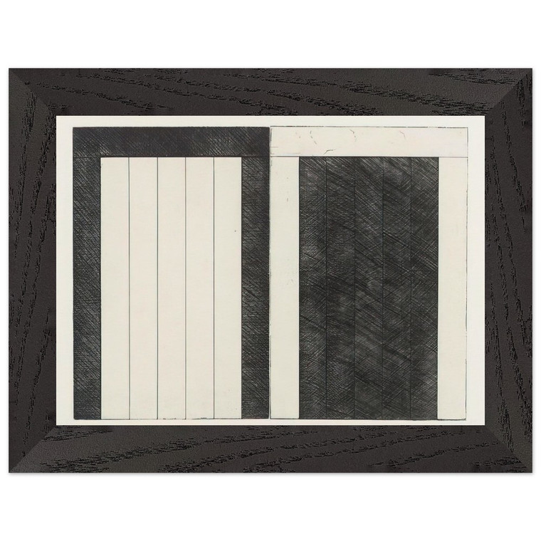 Brice Marden  For Caroline  1977 Premium Wooden Framed Art Print / Poster