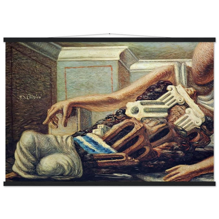 Giorgio de Chirico  ARCHAEOLOGIST Museum-Quality Matte Paper Poster with Hanger