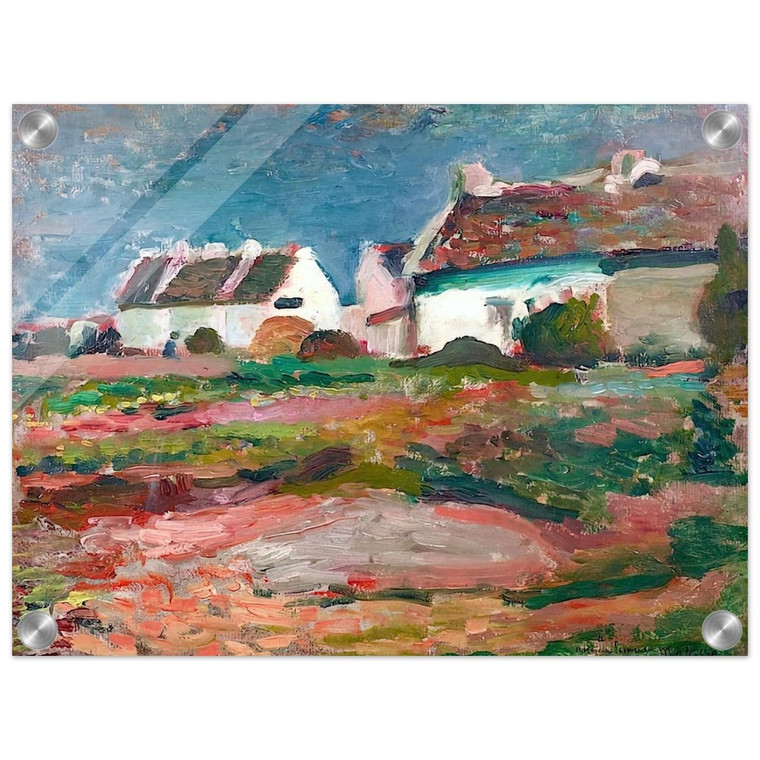 Henri Matisse  MAISONS A KERVILAHOUEN BELLE ILE 1896 Acrylic Print