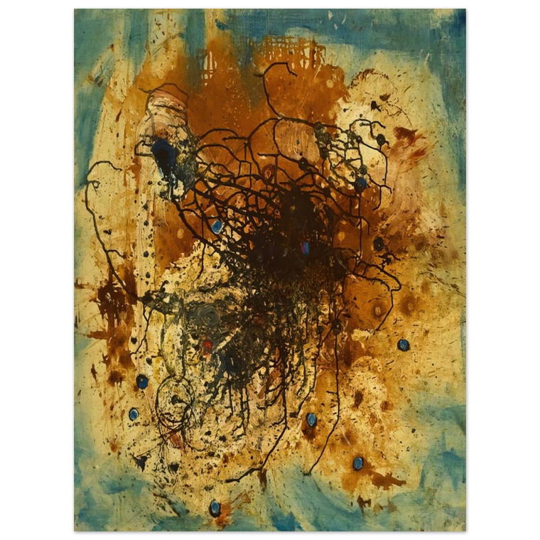 Wols  Its All Over  The City  1947 Wood Print