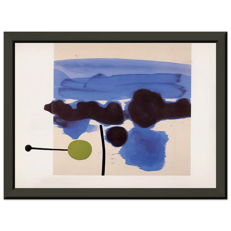Victor Pasmore  The Passion Flower  1986 Premium Metal Framed Art Print / Poster