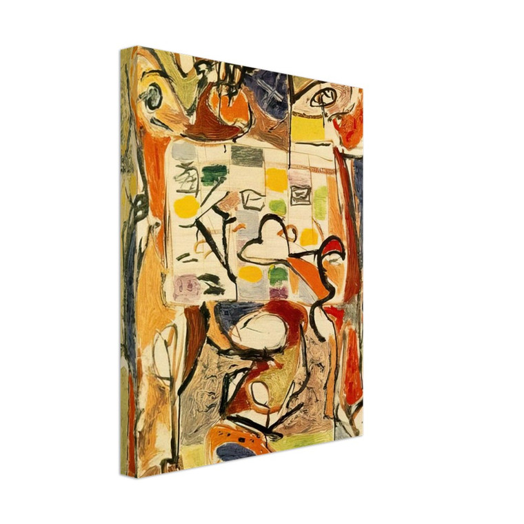 Jackson Pollock  THE TEA CUP Canvas