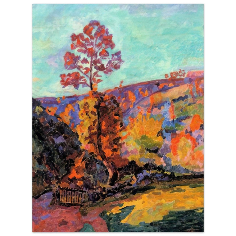 Armand Guillaumin  Paysage a Crozant  1917 Wood Print