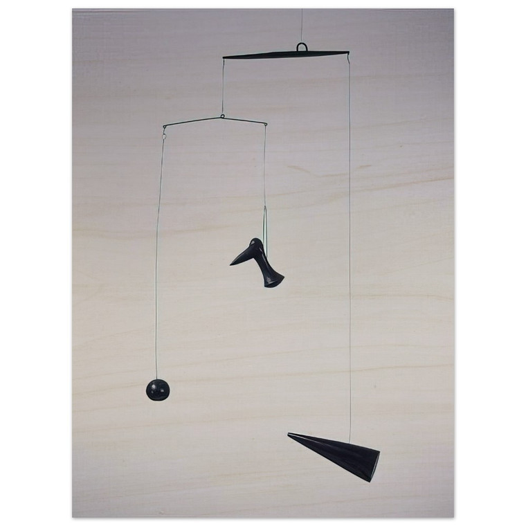 Alexander Calder  CONE DEBENE 1933 Wood Print