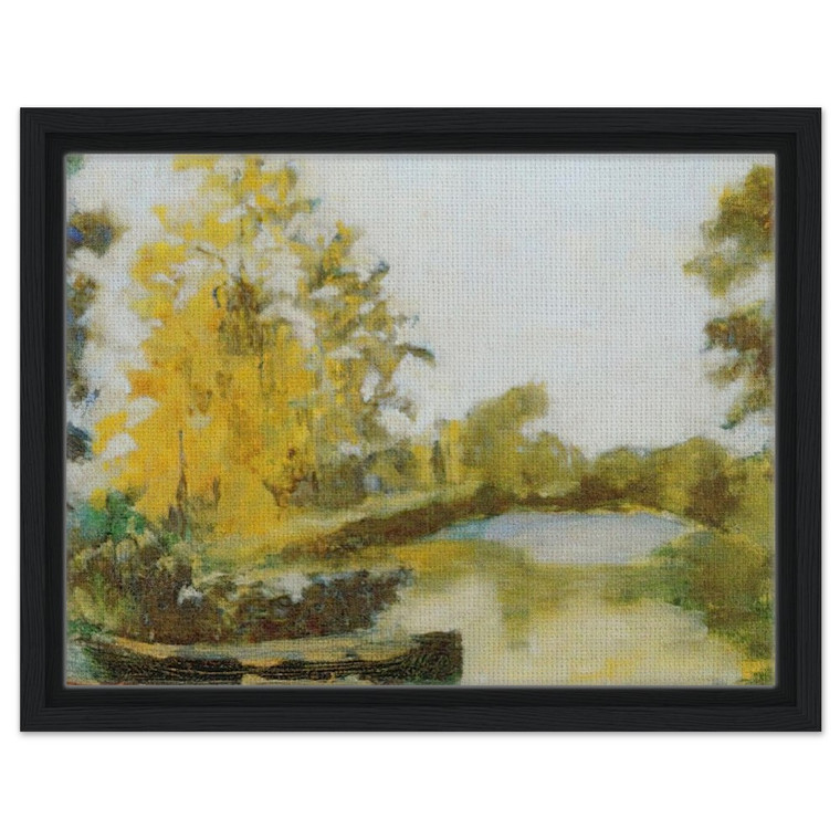 Henri Matisse  BANKS OF THE CANAL 1903 Framed Canvas