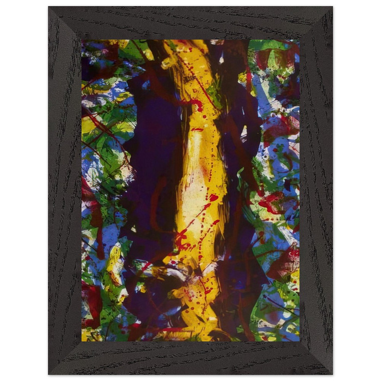 Sam Francis Untitled Composition Lembark 285 Wood Framed Print