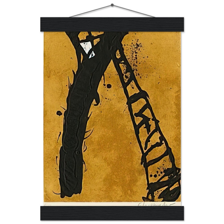 Emil Schumacher  211990  1990 Museum-Quality Matte Paper Poster with Hanger