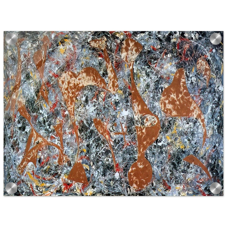 Jackson Pollock  NUMBER 7 OUT OF THE WEB 1949 Acrylic Print