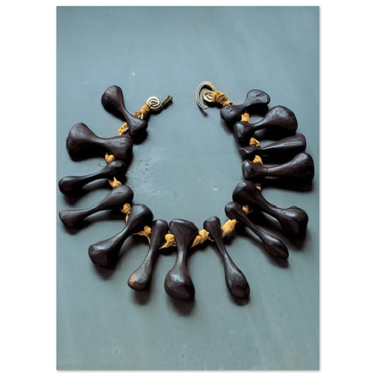 Alexander Calder  BONES NECKLACE 1940 Fine Art Poster / Art Print