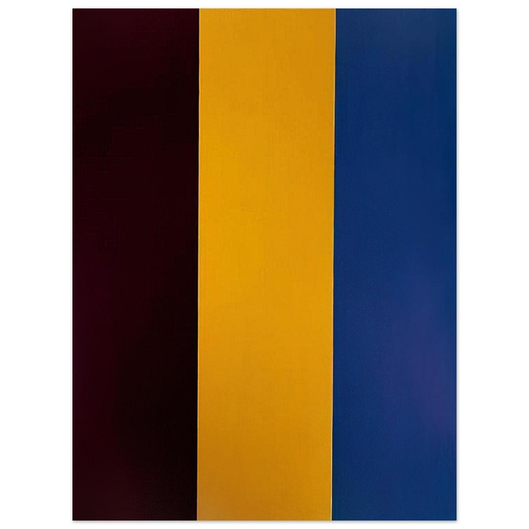 Brice Marden  Red Yellow Blue  1974 Aluminum Print