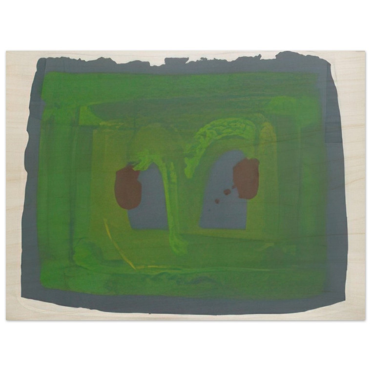 Howard Hodgkin  Lotus  1980 Wood Print