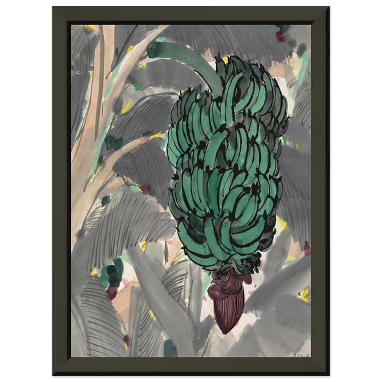 Wu Guanzhong Banana Garden Xishuangbanna 1978 Art Print