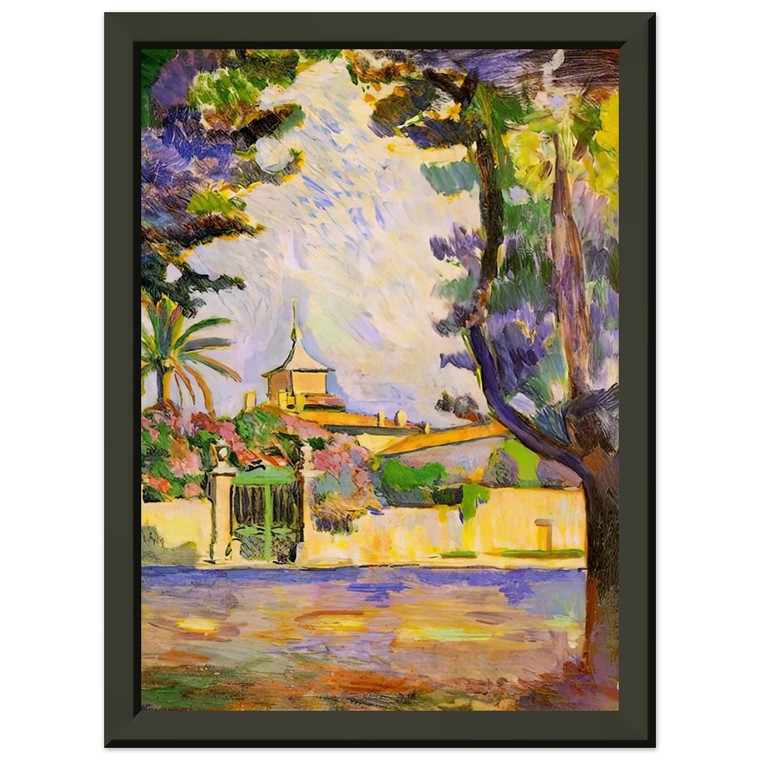 Matisse PLACE DES LICES ST TROPEZ 1904 Premium Metal Framed Art Print