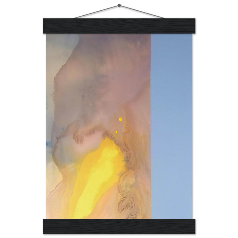 Ronnie Landfield  Shiloh  1969 Museum-Quality Matte Paper Poster with Hanger