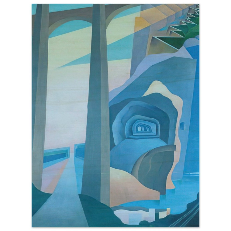 Benedetta Cappa Synth Overland Comm 1933 Palermo Sicily Wood Print