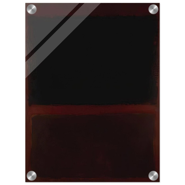 Mark Rothko  Black on Dark Sienna on Purple  1960 Acrylic Print