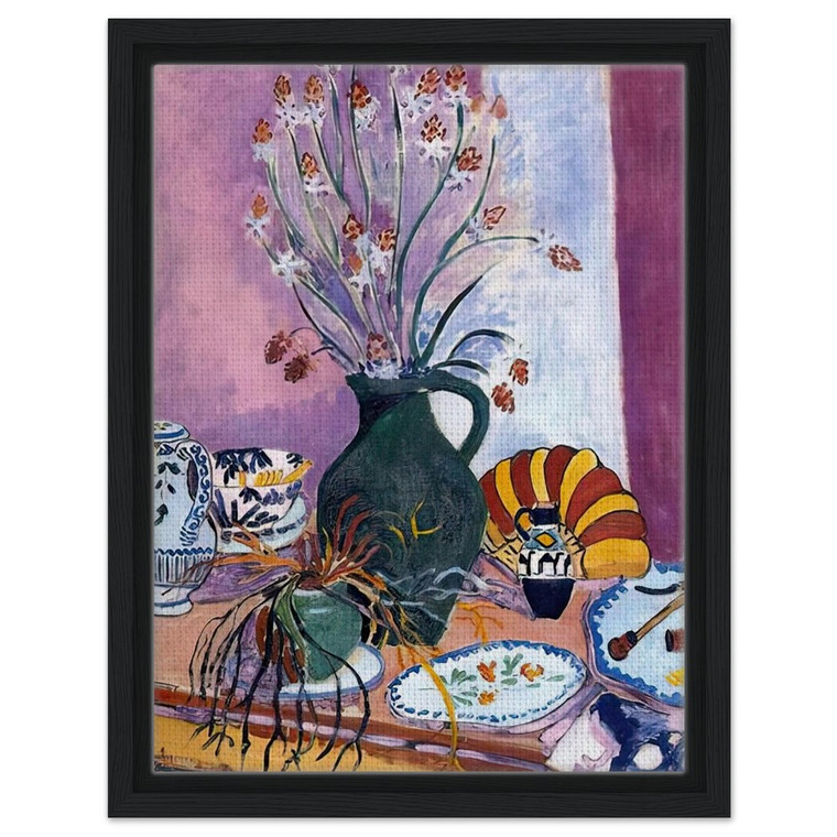 Henri Matisse  STILL LIFE WITH FLOWERS Framed Canvas