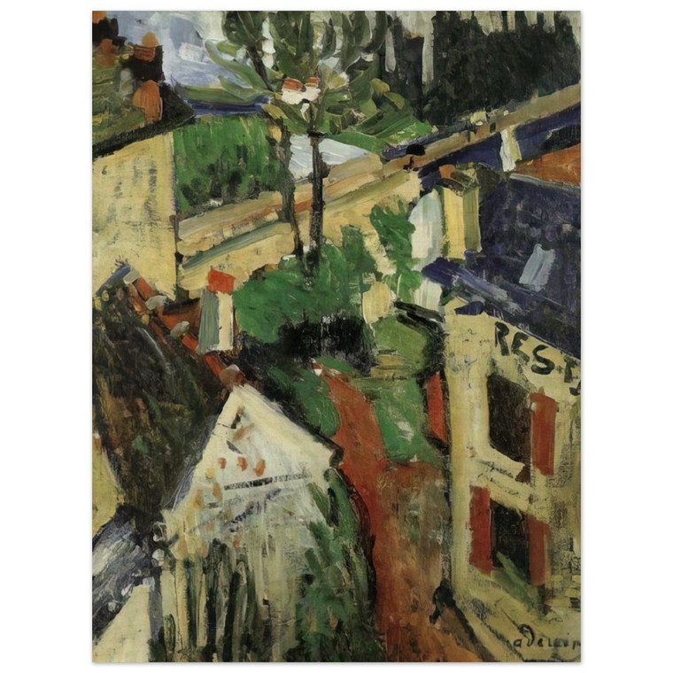 Andre Derain  BAKER S HOTEL Wood Print