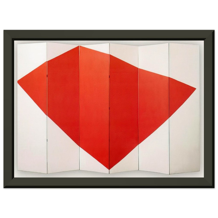 Leon Polk Smith Correspondence RedWhite Side B 1966 Art Print