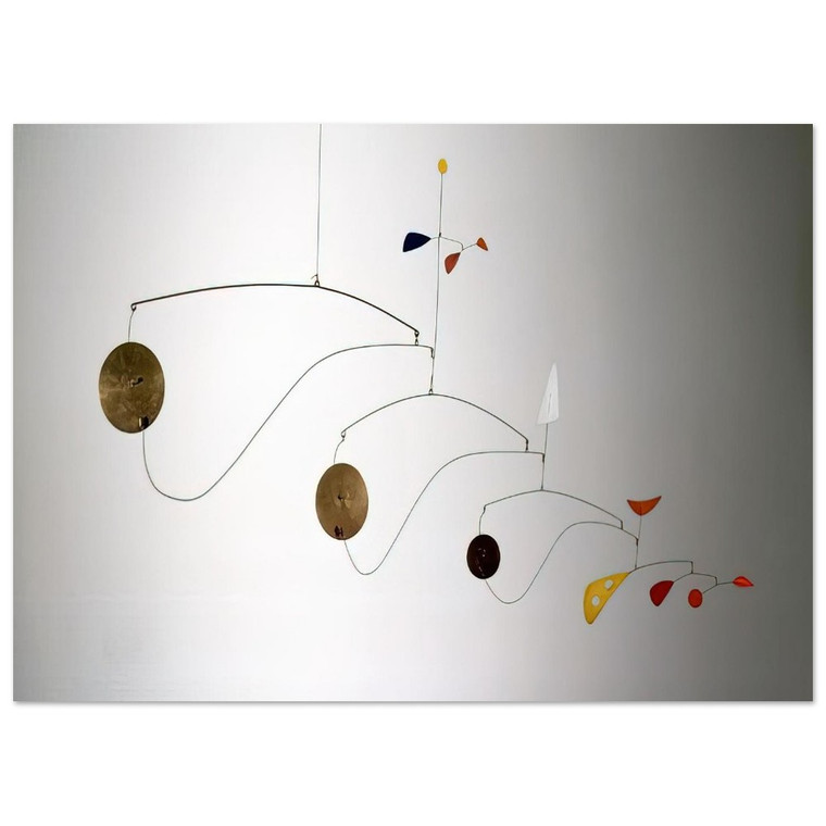 Alexander Calder  TRIPLE GONG 1948 Fine Art Poster / Art Print