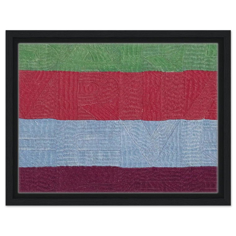 Alighiero Boetti  SVELARE E RIVELARE 1990 Framed Canvas