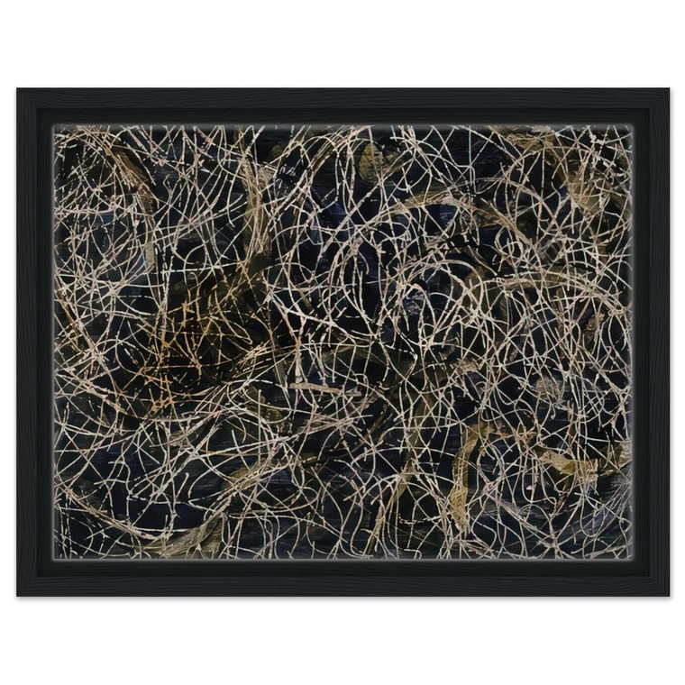 Marcel Barbeau  Rosierfeuilles Framed Canvas