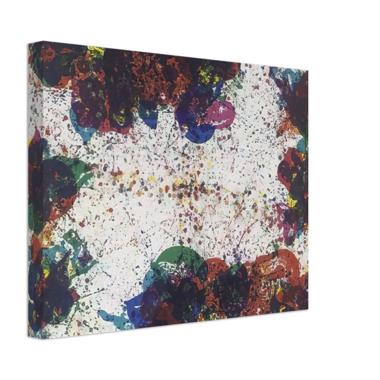Sam Francis  Coral Lyre Nine Canvas