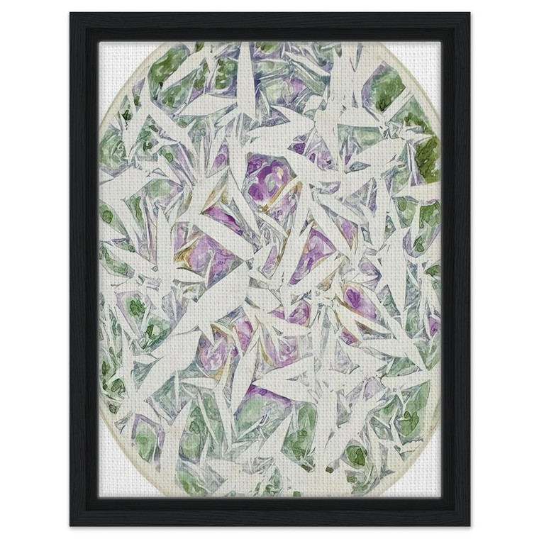 Simon Hantai  Untitled  Tachisme N2 Framed Canvas