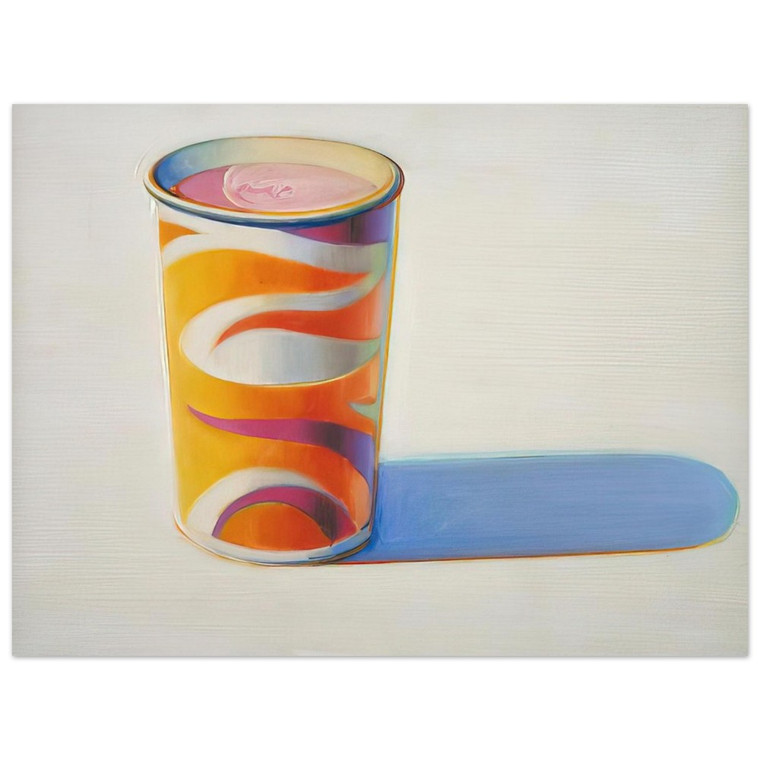 Wayne Thiebaud  Drink Cup  1972 Aluminum Print