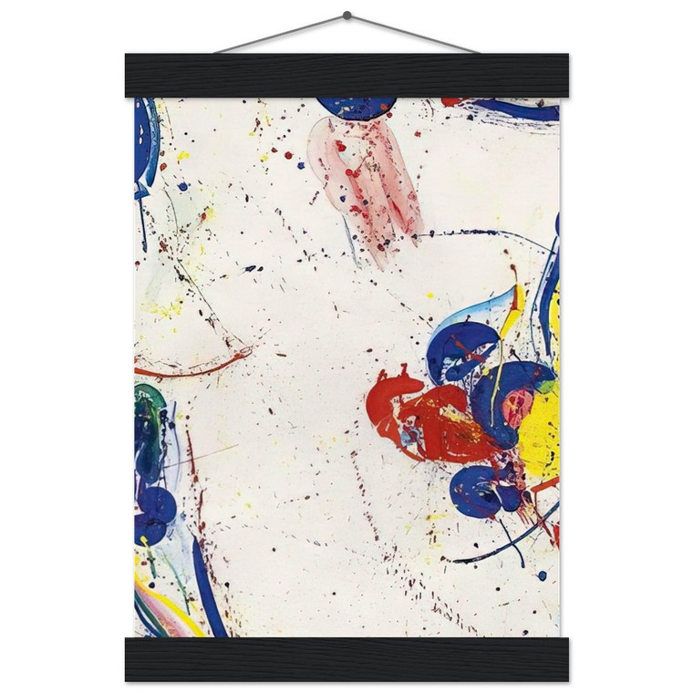Sam Francis  On Return Museum-Quality Matte Paper Poster with Hanger