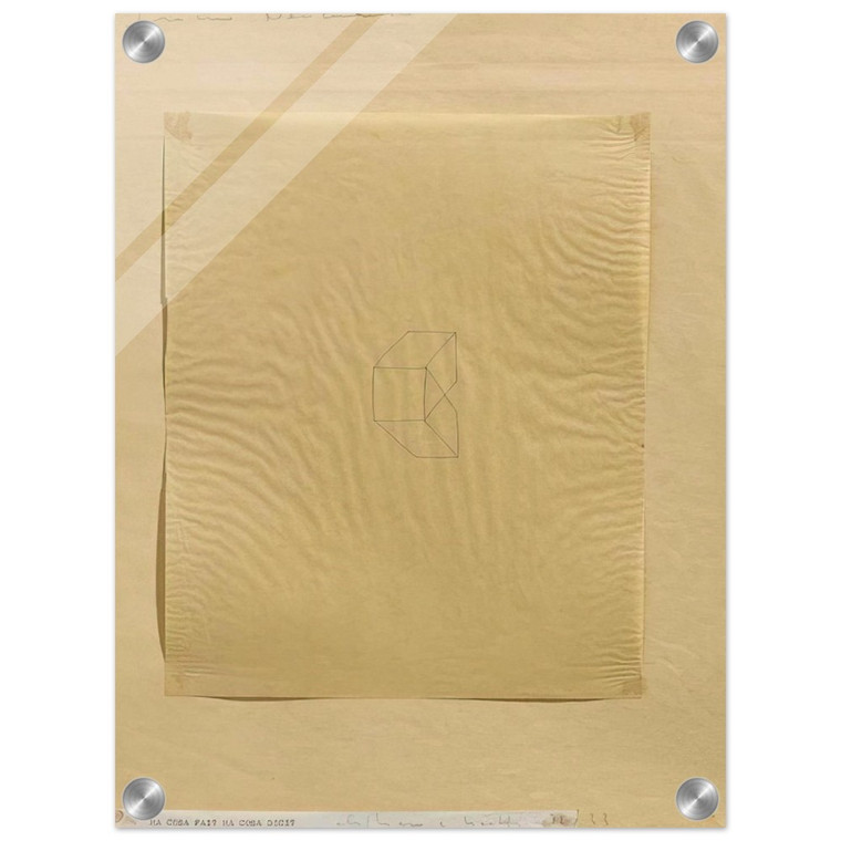 Alighiero Boetti  MA COSA FAI MA COSA DICI 1972 Acrylic Print