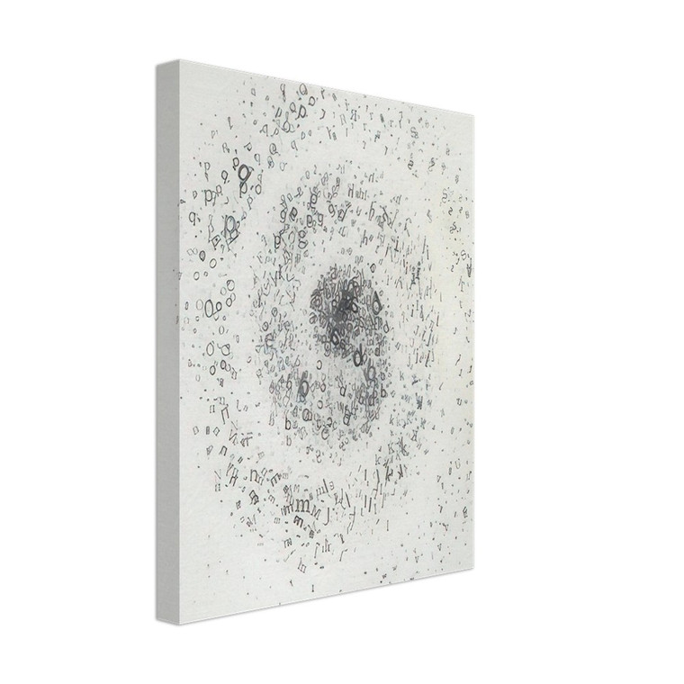 Mira Schendel  Untitled From the series Graphic Objects  1972 Canvas