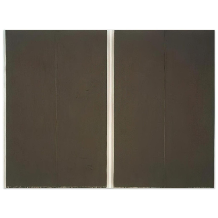 Brice Marden  Study for Stander  1967 Aluminum Print
