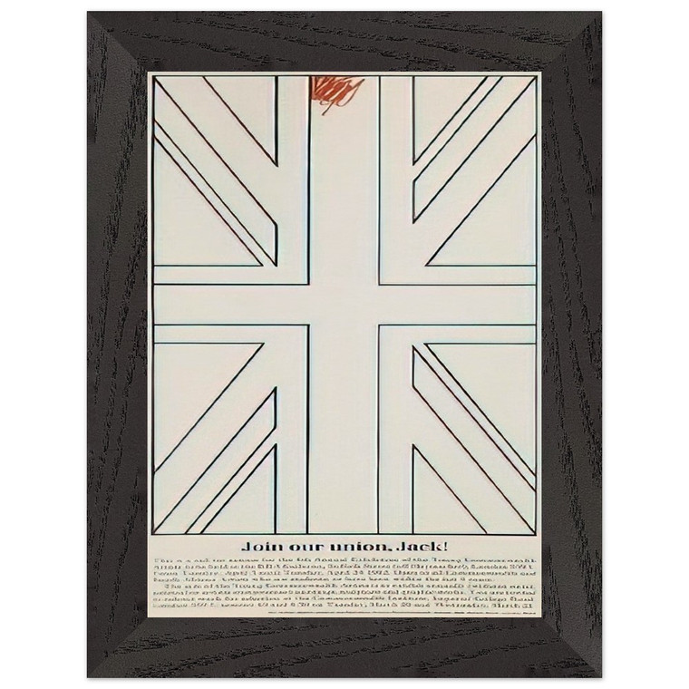 Billy Apple Join our union Jack Young Commonwealth Artists 1962