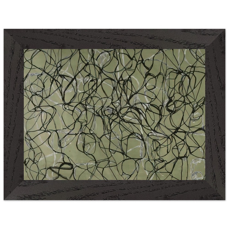 Brice Marden  Bridge Study  1991 Premium Wooden Framed Art Print / Poster