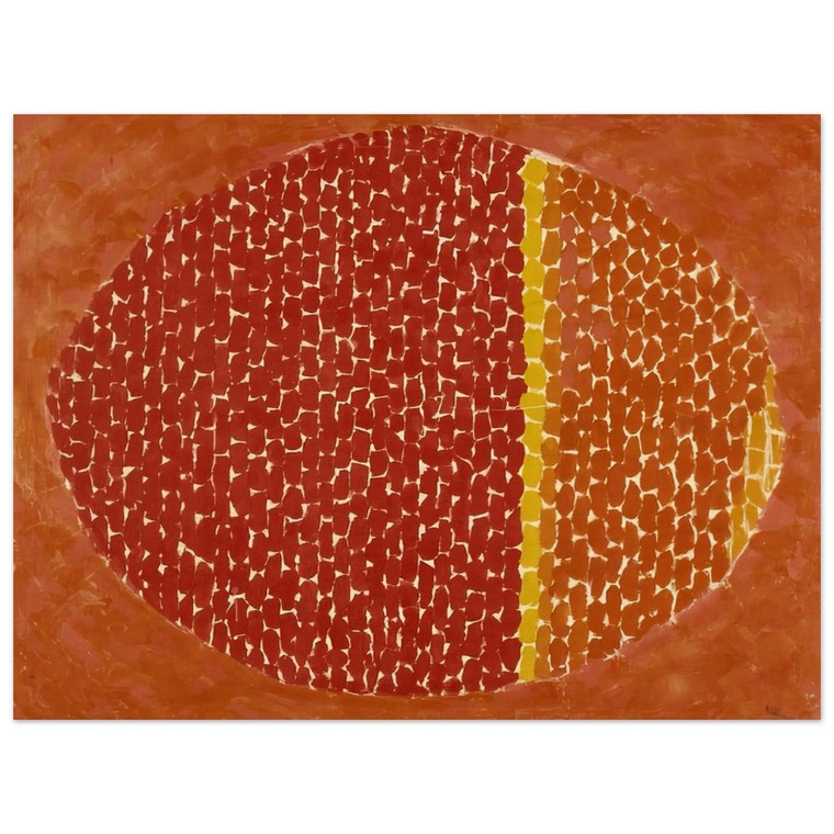 Alma Woodsey Thomas  SNOOPY SEES EARTH WRAPPED IN SUNSET 1970 Wood Print