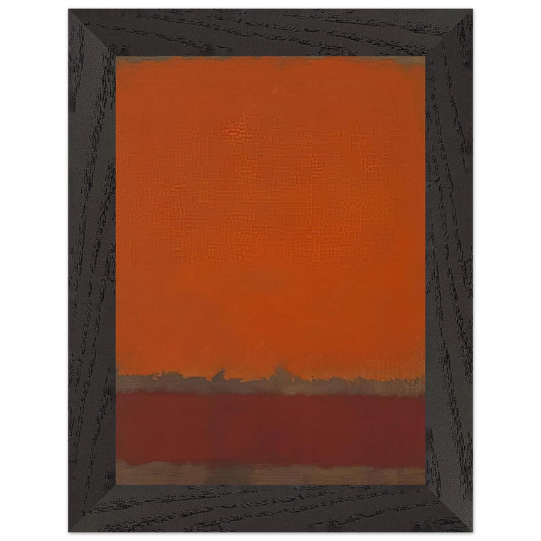Mark Rothko  Ochre and Red on Red  1962 Premium Wooden Framed Art Print / Poster