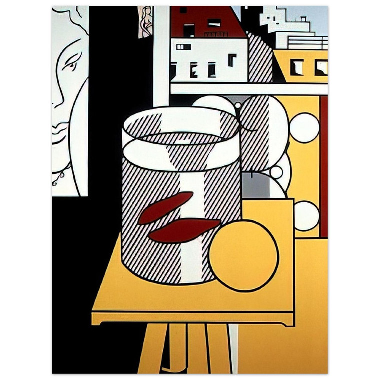 Roy Lichtenstein  STILL LIFE WITH GOLDFISH 1974 Aluminum Print