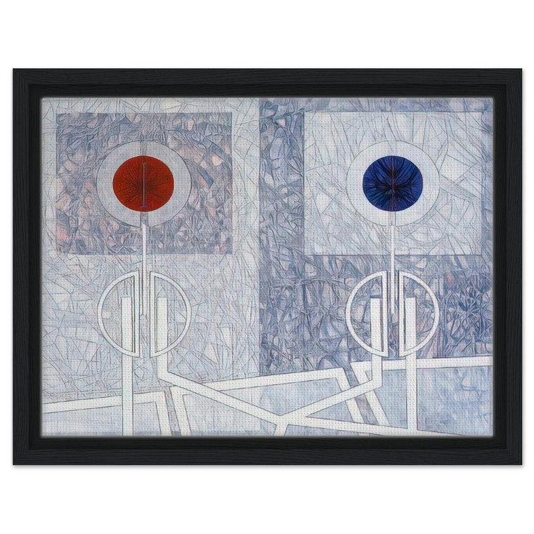 Jimmy Ernst  Lumiere  1968 Framed Canvas