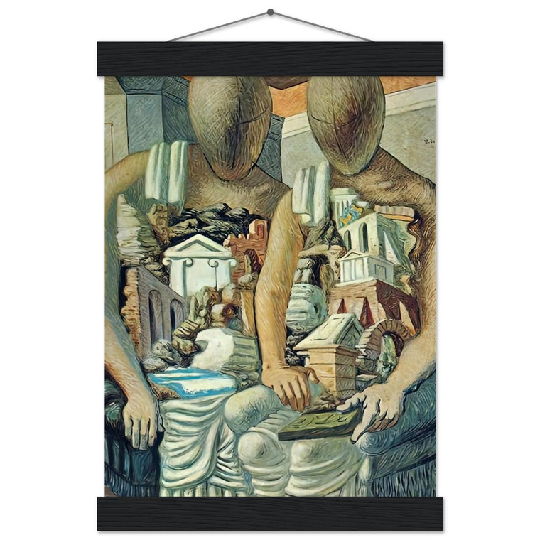 Giorgio de Chirico Archaeologists 1927 Museum-Quality Matte Poster Hanger