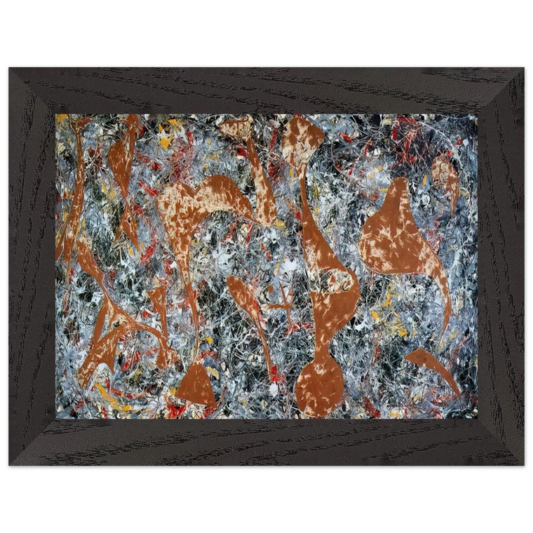 Jackson Pollock NUMBER 7 OUT OF THE WEB 1949 Framed Print