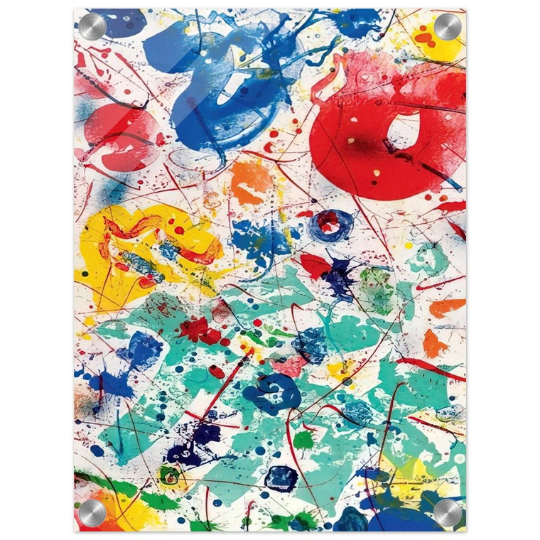 Sam Francis  Untitled  SF 358  Acrylic Print