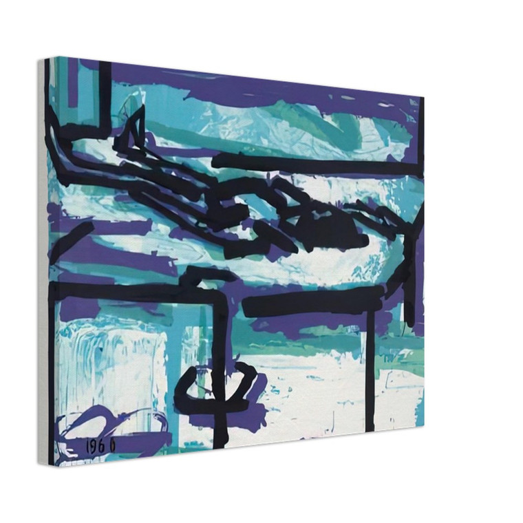 Frank Auerbach  RECLINING FIGURE I Canvas