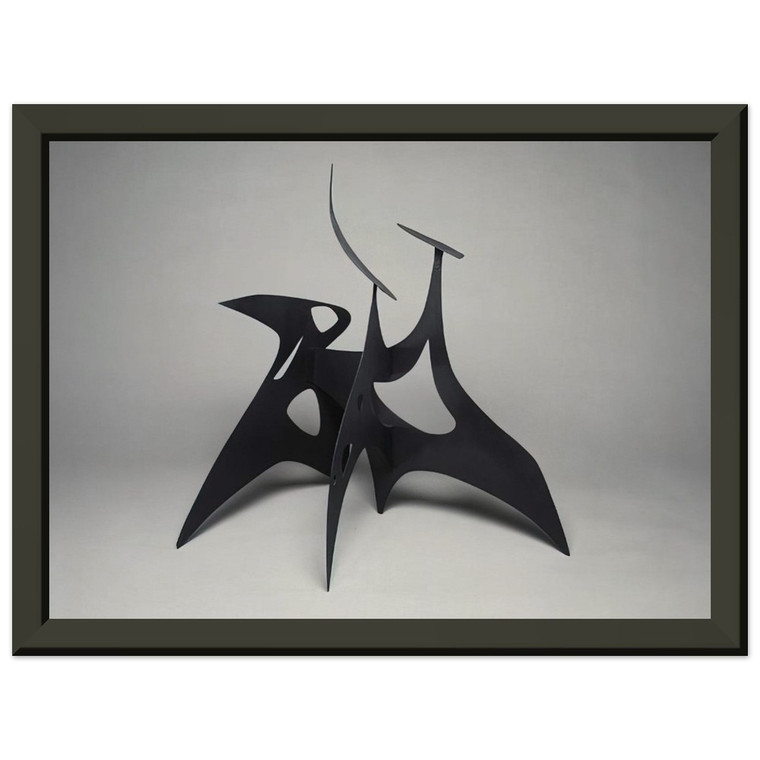 Alexander Calder  MUCH PIERCED 1947 Premium Metal Framed Art Print / Poster