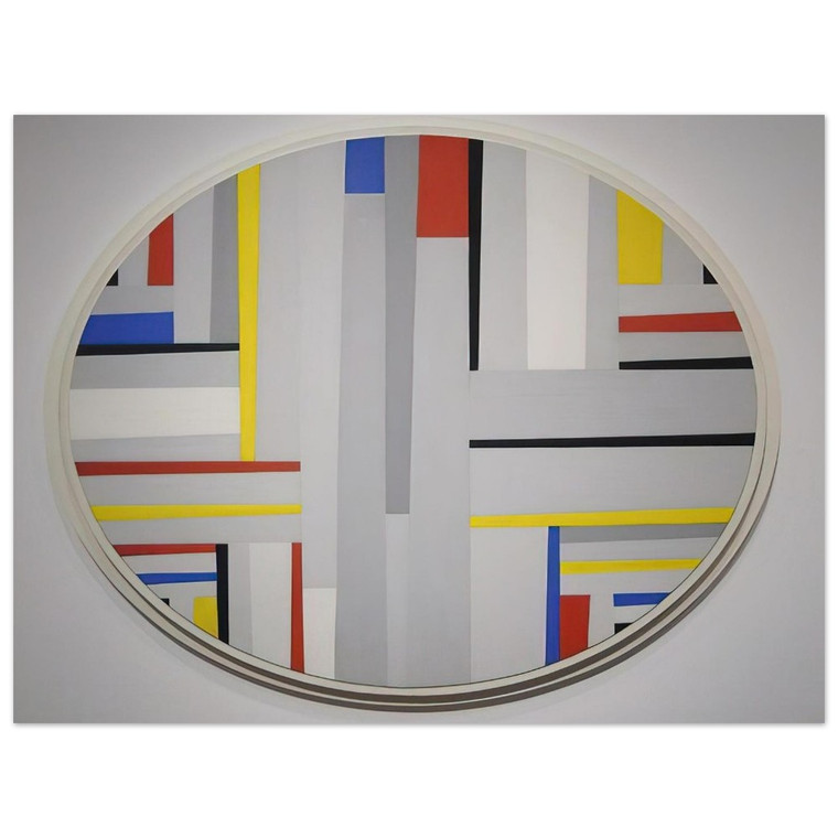 Fritz Glarner  Relational Painting Tondo  Neoplasticism Aluminum Print