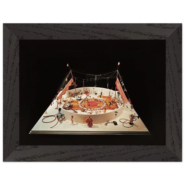 Alexander Calder  CALDER S CIRCUS 1931 Premium Wooden Framed Art Print / Poster