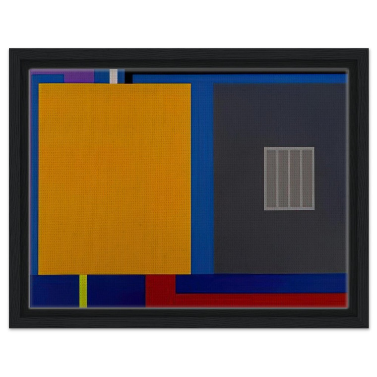 Peter Halley  A Perfect World  1993 Framed Canvas