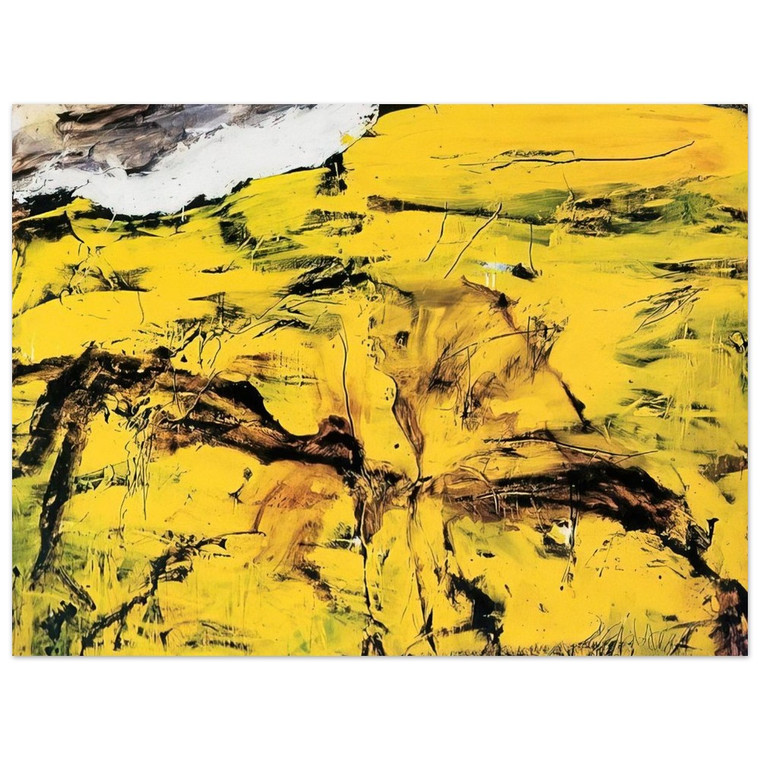 Emil Schumacher  Gorim II  1995 Aluminum Print