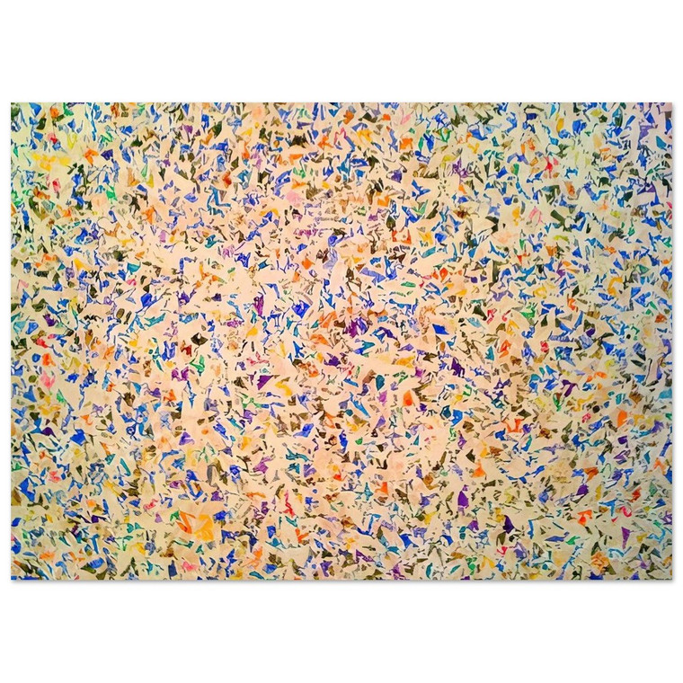 Simon Hantai  Untitled Suite Blancs  1973 Fine Art Poster / Art Print