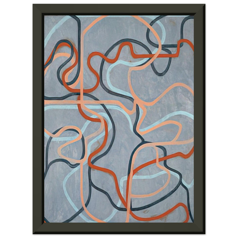 Brice Marden  Epitaph Painting 5  2001 Premium Metal Framed Art Print / Poster